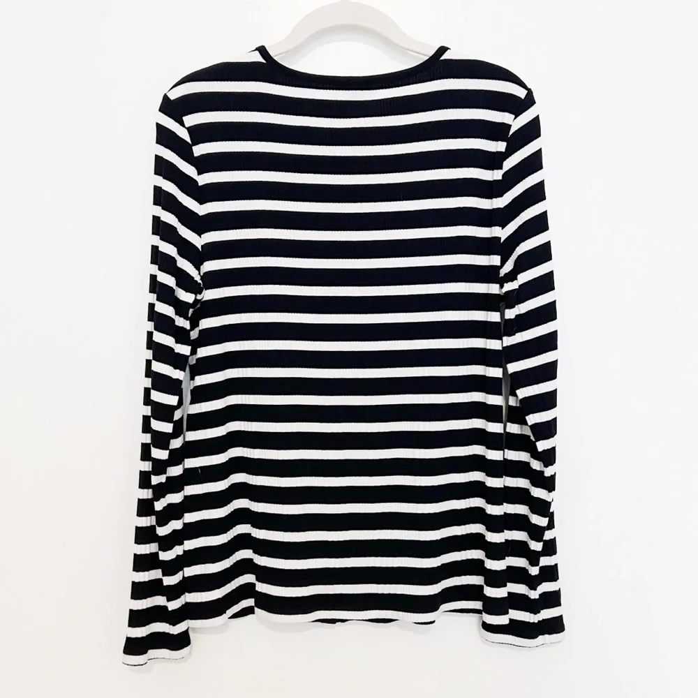 Talbots Variegated Ribbed Cardigan - Picture 4 of 7